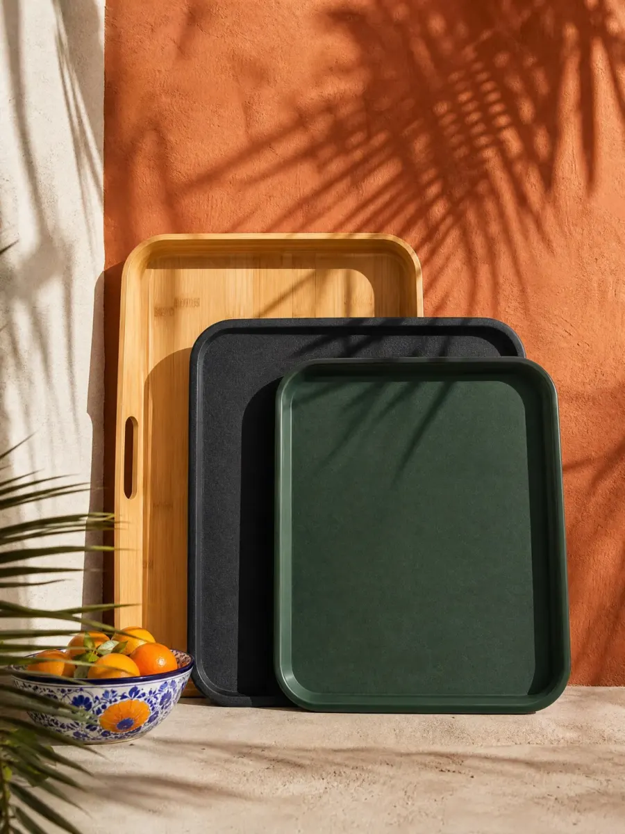 Trays — an arrangement representing the Trays collection